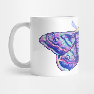 Trippy Colorful Moth Mug